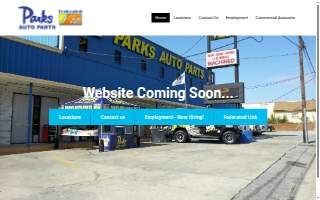 Parks Auto Parts of Charleston website