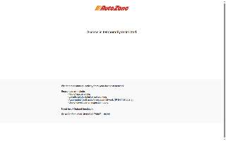 AutoZone Auto Parts of Mt Pleasant website