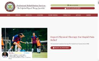 Professional Rehabilitation Services - Dr. Richard DeFalco of Myrtle Beach website
