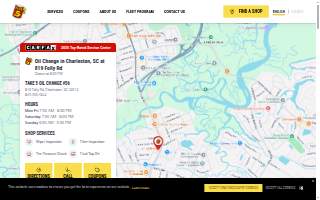 Take 5 Oil Change of Charleston website
