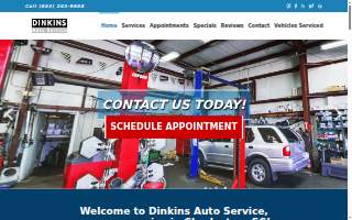 Dinkins Auto Service website