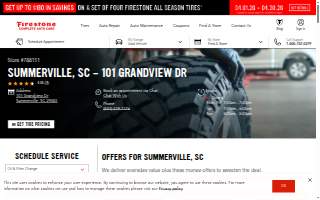 Firestone Complete Auto Care of Summerville website