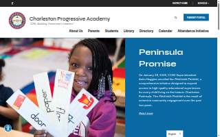 Charleston Progressive Academy website
