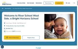 River School West Side, a Bright Horizons School website