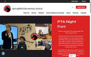 Springfield Elementary School website