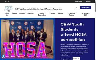 C.E. Williams South Campus website