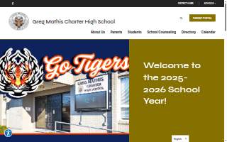 Greg Mathis Charter High School website