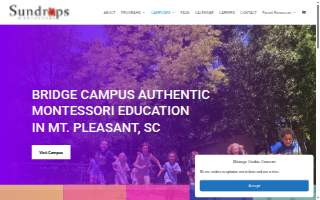 Sundrops Montessori School - Bridge Campus website