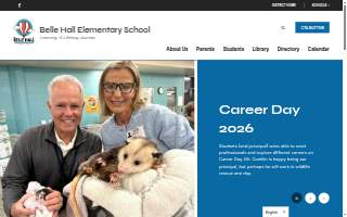Belle Hall Elementary School website