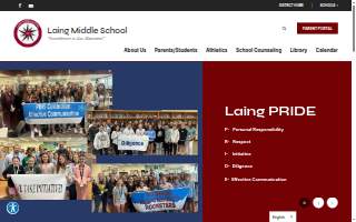 Laing Middle School website