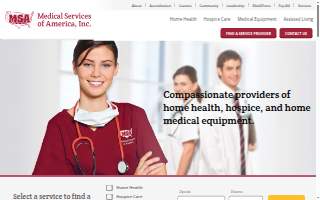 MSA | Medical Services of America Home Health website