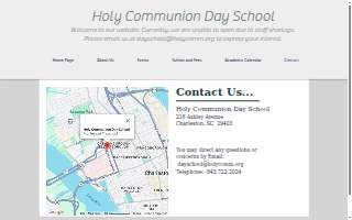 Holy Communion Day School website