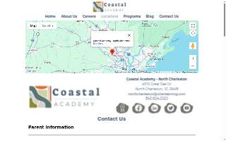 Coastal Academy - North Charleston website