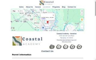 Coastal Academy - Hanahan website