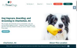 My Three Dogs West Ashley website