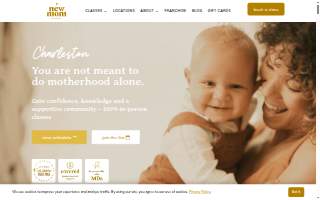 New Mom School website