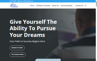 Next Career Real Estate School website