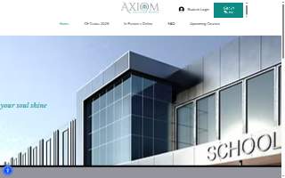 Axiom Real Estate Academy website