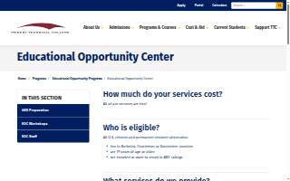 Educational Opportunity Center at Trident Technical College website