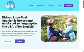 Multicultural Immersion Academy LLC - MIA website