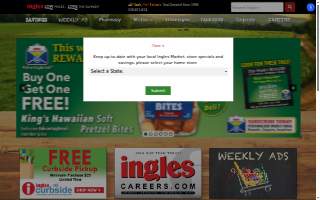 Ingles Markets of Travelers Rest website