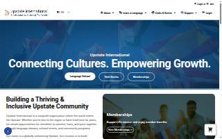 Upstate International website