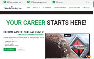 Palmetto Training, Inc. website