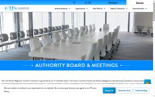 Charleston County Aviation Authority of North Charleston website