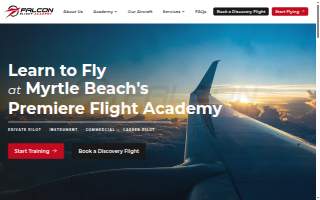 Falcon Flight Academy website