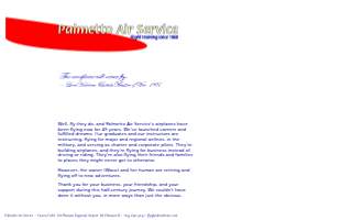 Palmetto Air Service website