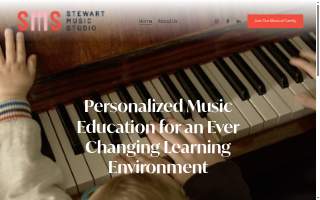 Stewart Music Studio website
