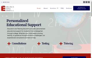 Education and Testing Solutions, LLC of Summerville website
