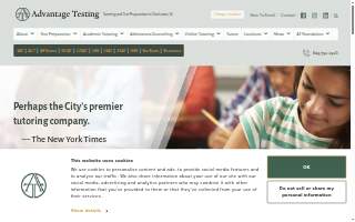 Advantage Testing website