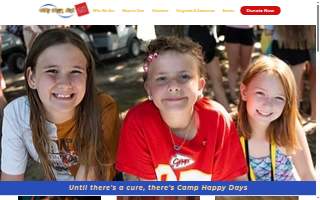 Camp Happy Days website