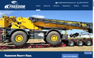 Ace Heavy Hauling website