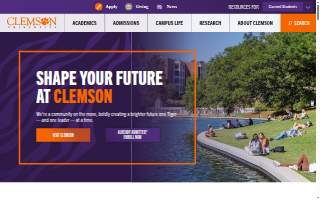 Clemson University website