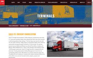 Saia LTL Freight of Hanahan website