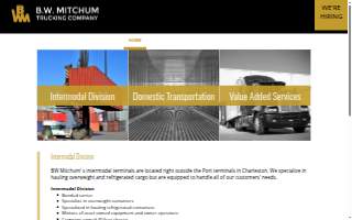 B.W. Mitchum Trucking Company website