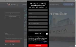 Vista Trans Logistics website