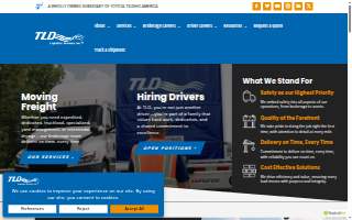 TLD Logistics website