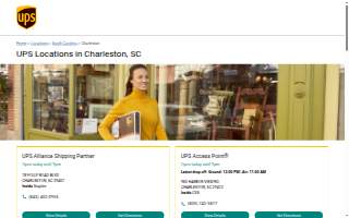UPS Authorized Shipping Outlet of Charleston website