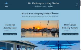 The Harborage at Ashley Marina website
