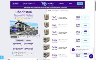 Trunk Space Storage of Charleston website