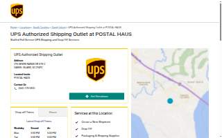 UPS Authorized Shipping Outlet of Daniel Island website