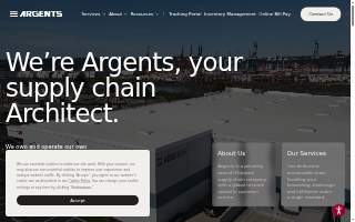 Argents Express Group of Mt Pleasant website