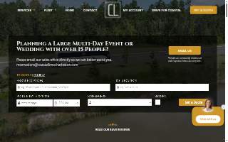 Coastal Limousine Of Charleston website