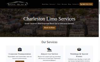 Basic Black Transportation website