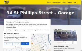 34 St Phillips Street – Garage – ParkChirp website