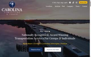 Carolina Limousine & Coach - Myrtle Beach Office website