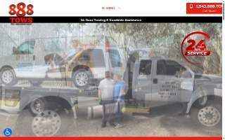 888 Tows website